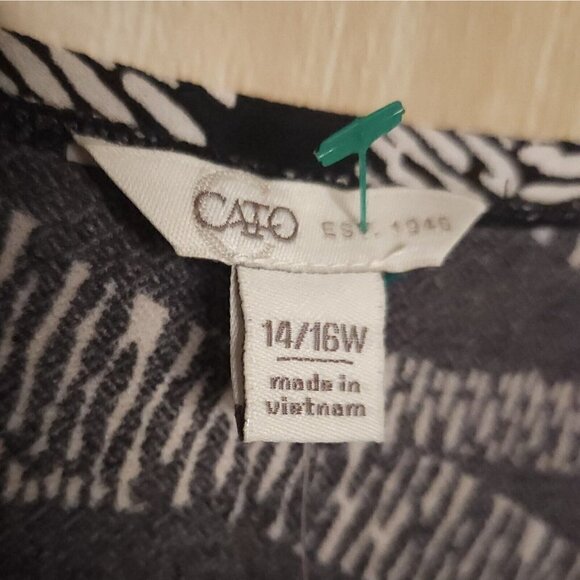Cato Womens New Plus Stretchy Top 14-16 - Picture 4 of 6
